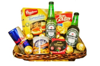 Cesta de Cervejas e Aperitivos para Santa Catarina